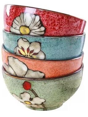 Ceramic Pasta Bowls Set Of 4 NWT